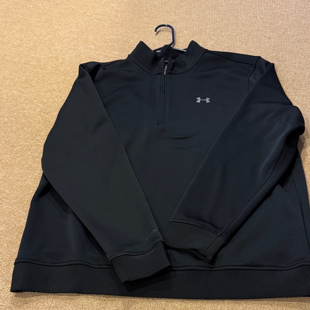 Under Armour Black Quarter-Zip Performance Pullover
